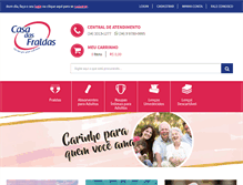 Tablet Screenshot of casadasfraldas.net